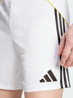 adidas White Real Madrid 25/26 Home Shorts