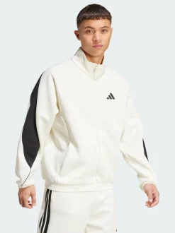adidas White Stadium Track Top