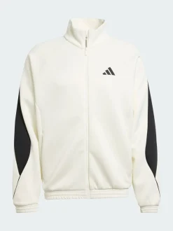 adidas White Stadium Track Top