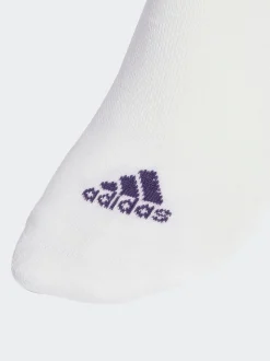 adidas White 3-Stripes Cushioned Sportswear Low Cut Socks 3 Pack