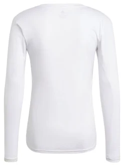 adidas White Teamwear Base Layer Long Sleeve Top