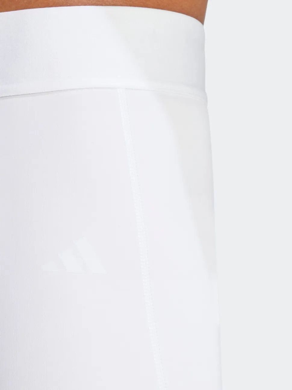 adidas White Techfit Short Base Layers