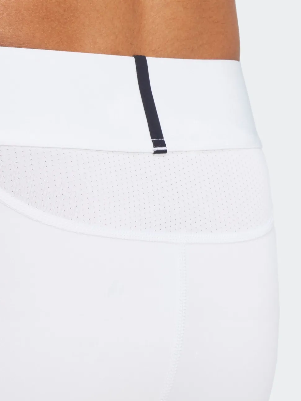 adidas White Techfit Short Base Layers
