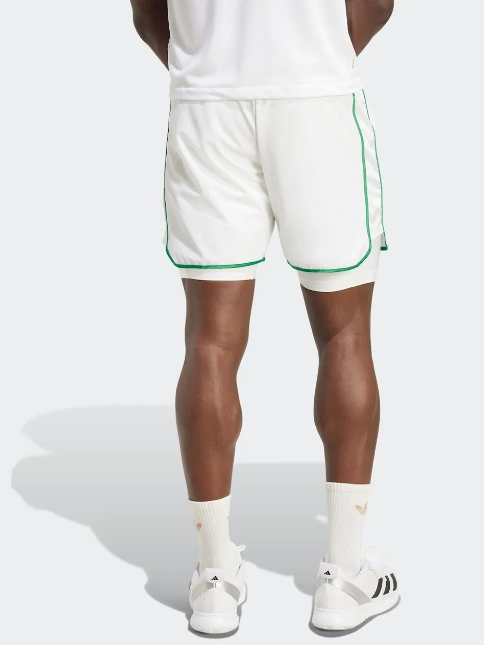 adidas White Tennis Climacool Shorts Set