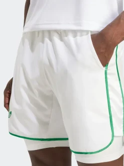 adidas White Tennis Climacool Shorts Set