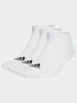 adidas White Thin and Light Sportswear Low Cut Socks 3 Pack