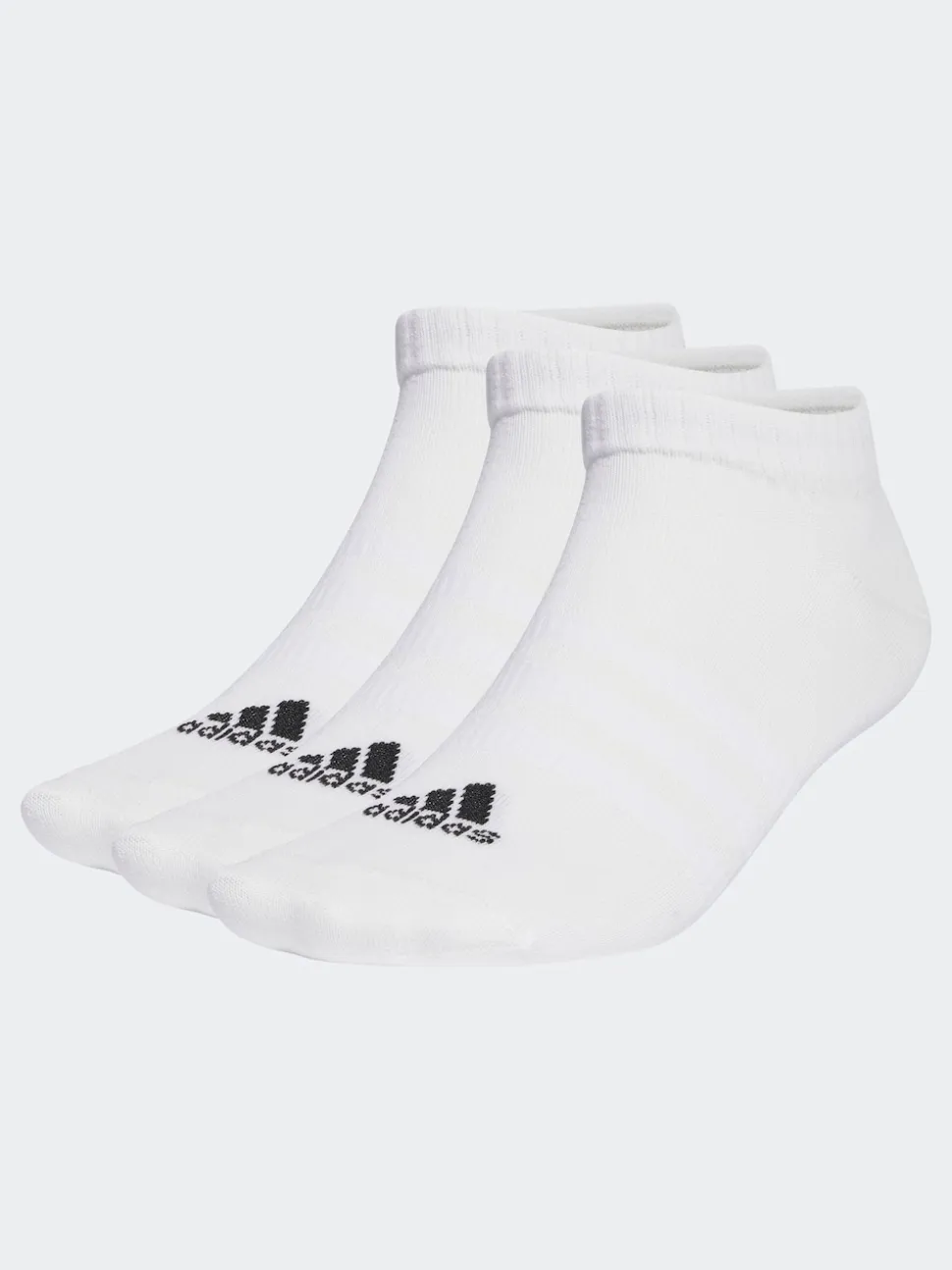 adidas White Thin and Light Sportswear Low Cut Socks 3 Pack