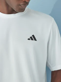 adidas White Train Essentials Training T-Shirt