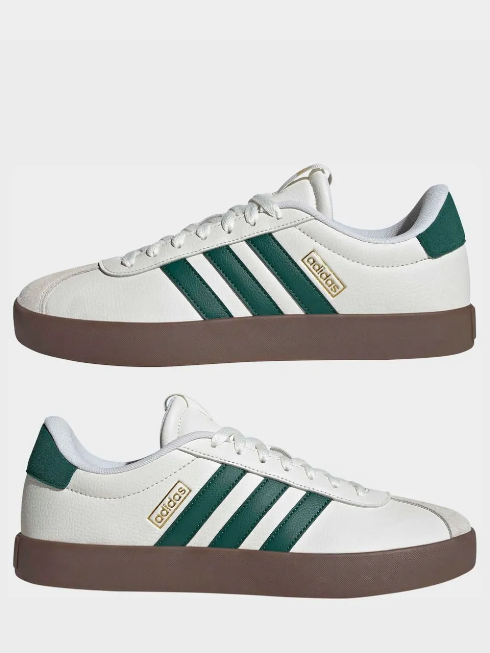 adidas White VL Court Trainers