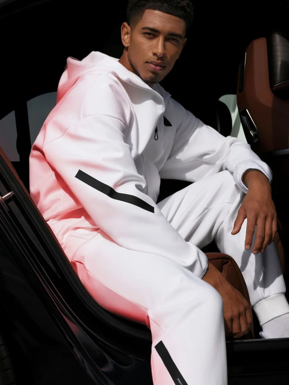 adidas White Z.N.E. Tracksuit Joggers