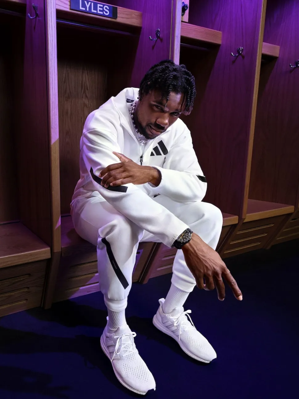 adidas White Z.N.E. Tracksuit Joggers
