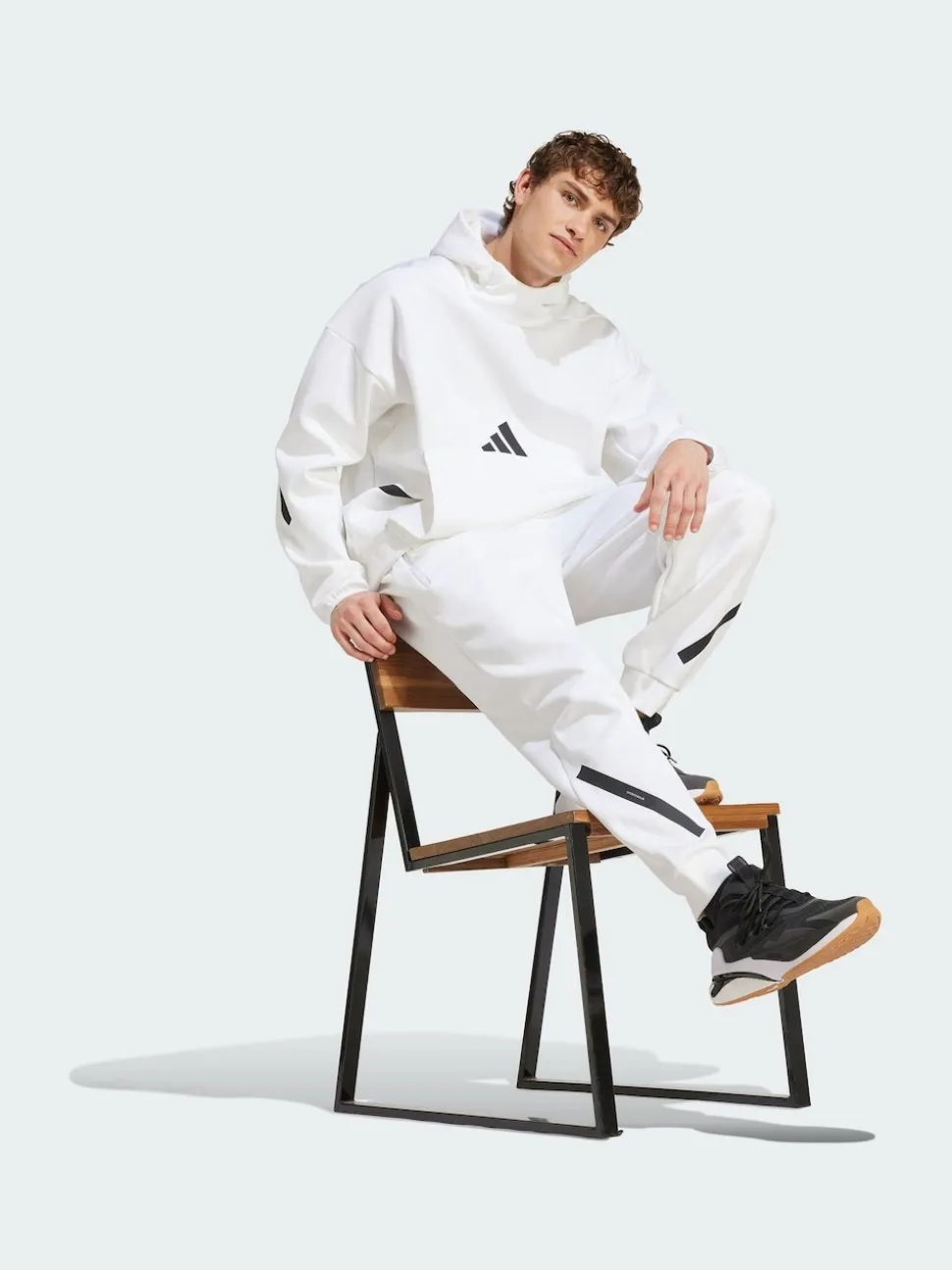 adidas White Z.N.E. Tracksuit Joggers