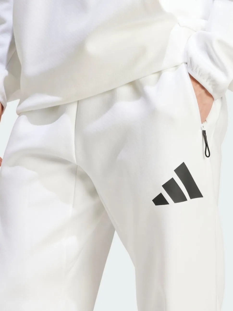 adidas White Z.N.E. Tracksuit Joggers