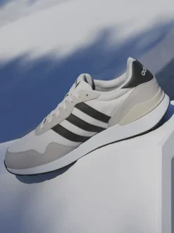 adidas White/Black Run 60s 4.0 Trainers