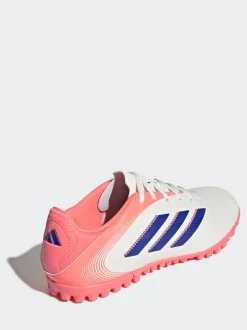 adidas White/Blue Adult Copa Pure 3 Club Turf Boots