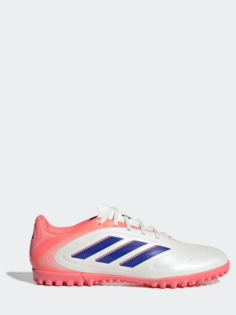 adidas White/Blue Adult Copa Pure 3 Club Turf Boots