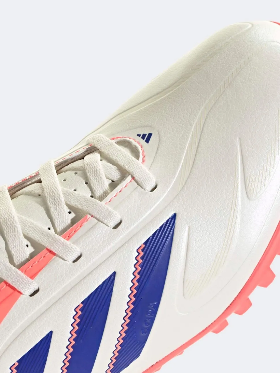 adidas White/Blue Adult Copa Pure 3 Club Turf Boots