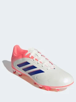adidas White/Blue Adult Copa Pure 3 Club Firm/Multi Ground Boots