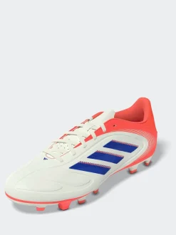 adidas White/Blue Adult Copa Pure 3 Club Firm/Multi Ground Boots
