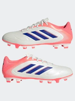 adidas White/Blue Adult Copa Pure 3 Club Firm/Multi Ground Boots