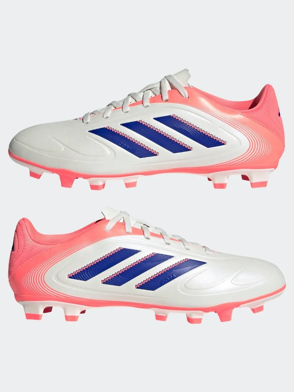 adidas White/Blue Adult Copa Pure 3 Club Firm/Multi Ground Boots