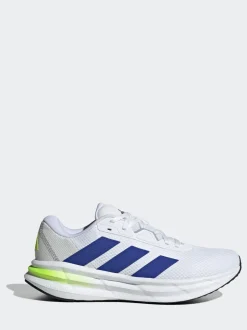 adidas White/Blue Galaxy 7 Running Trainers