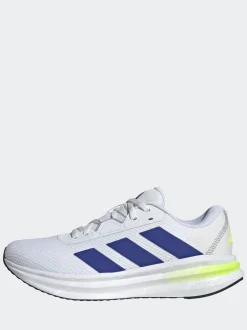adidas White/Blue Galaxy 7 Running Trainers