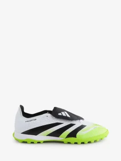 adidas White/Lemon Adult Predator League Fold-Over Tongue Turf Boots