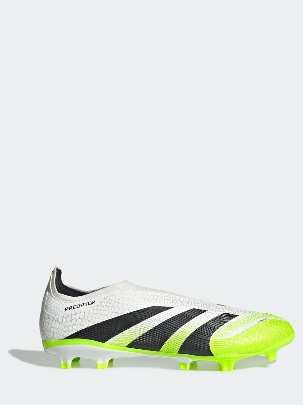 adidas White/Lemon Adult Predator League Laceless Firm/Multi Ground Boots