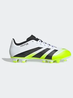 adidas White/Lemon Adult Predator Club Firm/Multi Ground Boots
