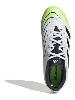 adidas White/Lemon Kids Predator League Firm/Multi Ground Boots
