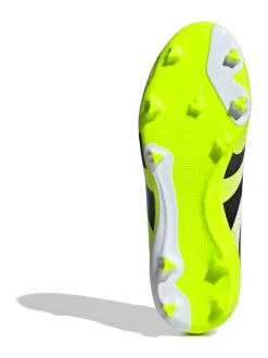 adidas White/Lemon Kids Predator League Firm/Multi Ground Boots