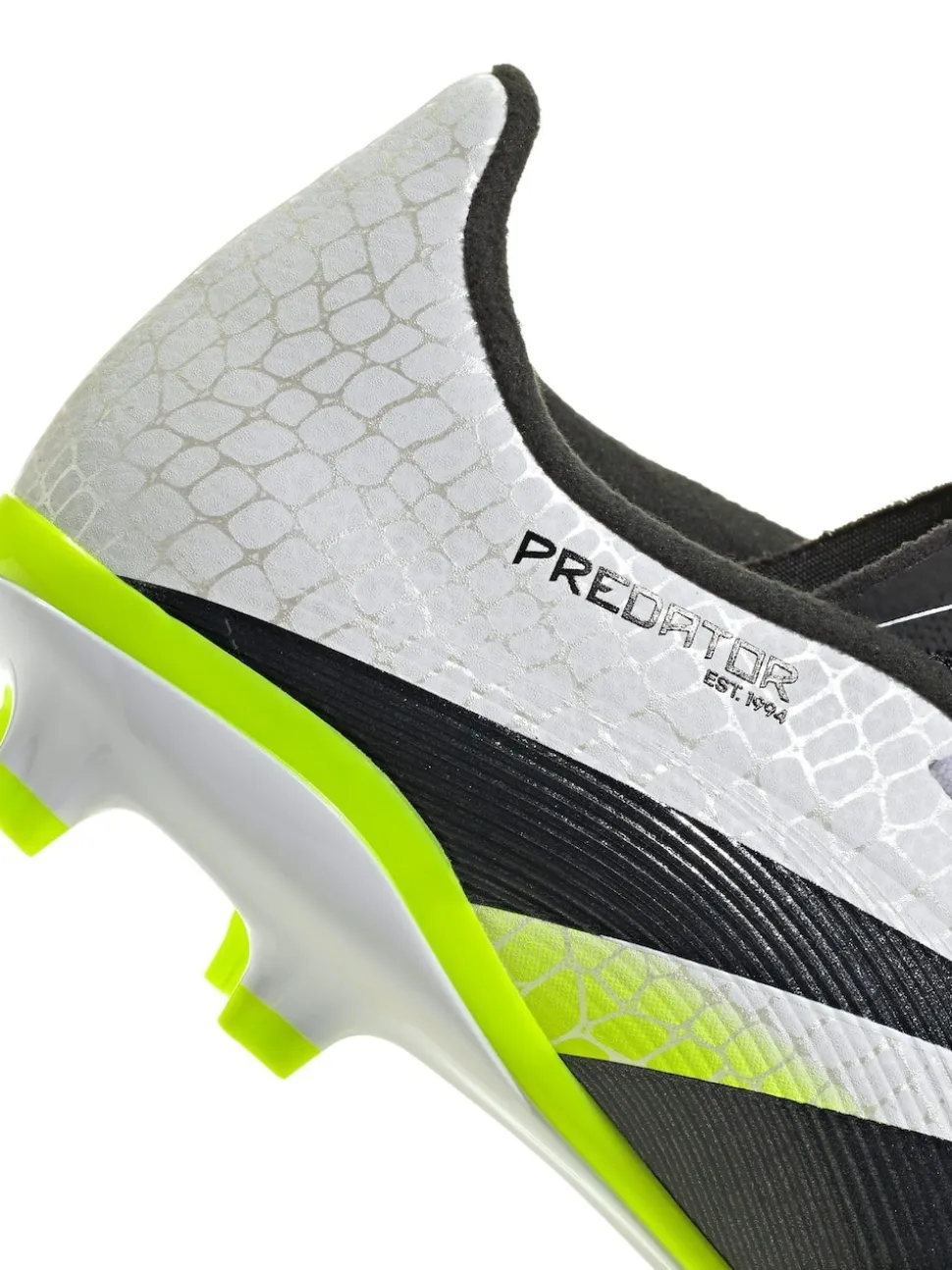 adidas White/Lemon Kids Predator League Firm/Multi Ground Boots