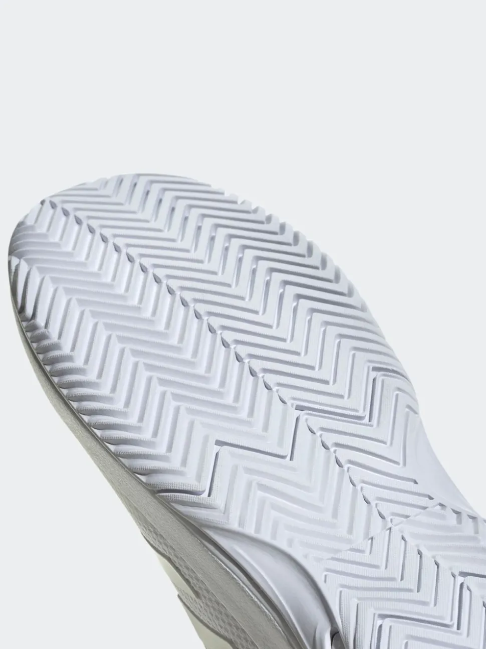 adidas White/Silver Gamecourt Tennis Trainers