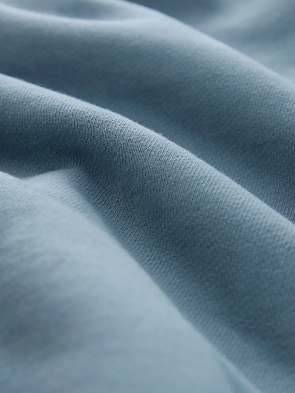 Airforce Blue Heavyweight Washed Quarter Zip Sweatshirt