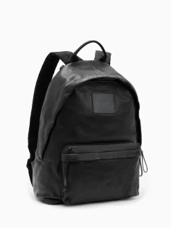 AllSaints Black Carabiner Backpack