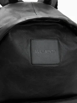 AllSaints Black Carabiner Backpack