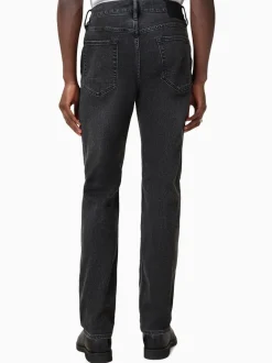 AllSaints Black Chrome Iggy Washed Black Slim Fit Jeans