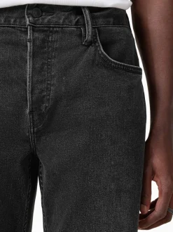 AllSaints Black Chrome Iggy Washed Black Slim Fit Jeans