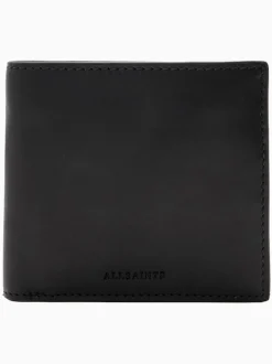 AllSaints Black Delph Wallet