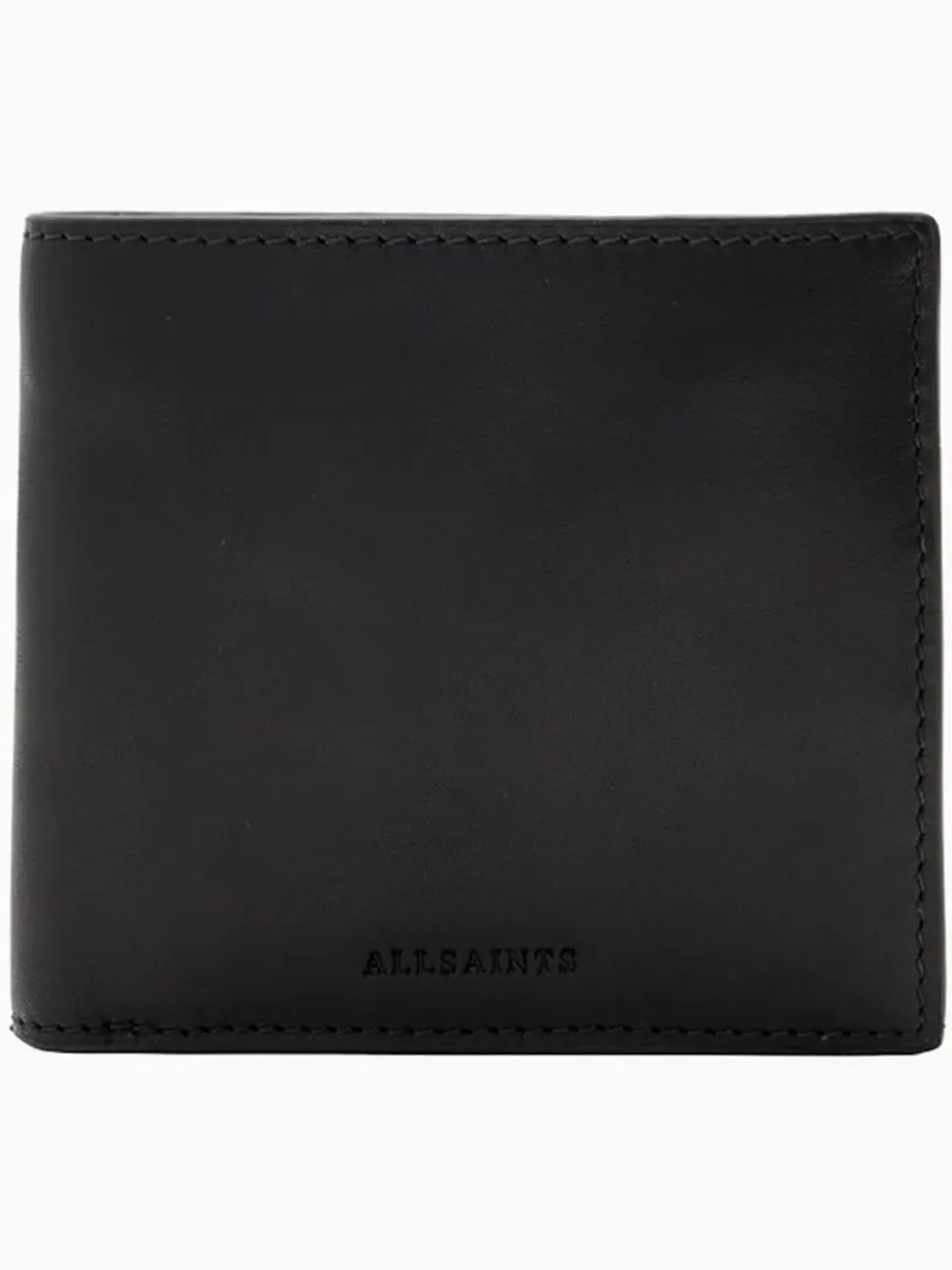 AllSaints Black Delph Wallet
