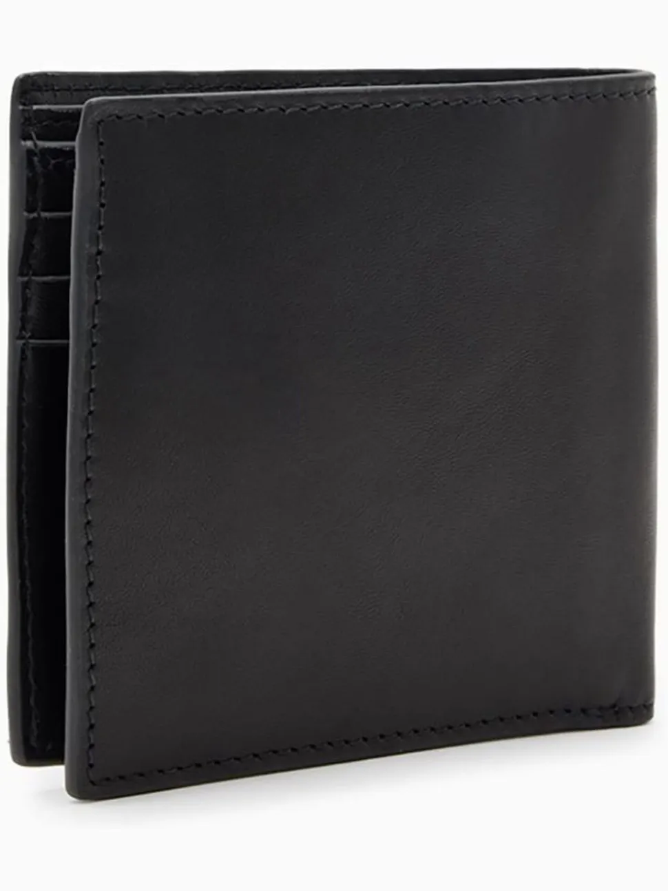 AllSaints Black Delph Wallet