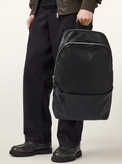 AllSaints Black Finn Updated Backpack