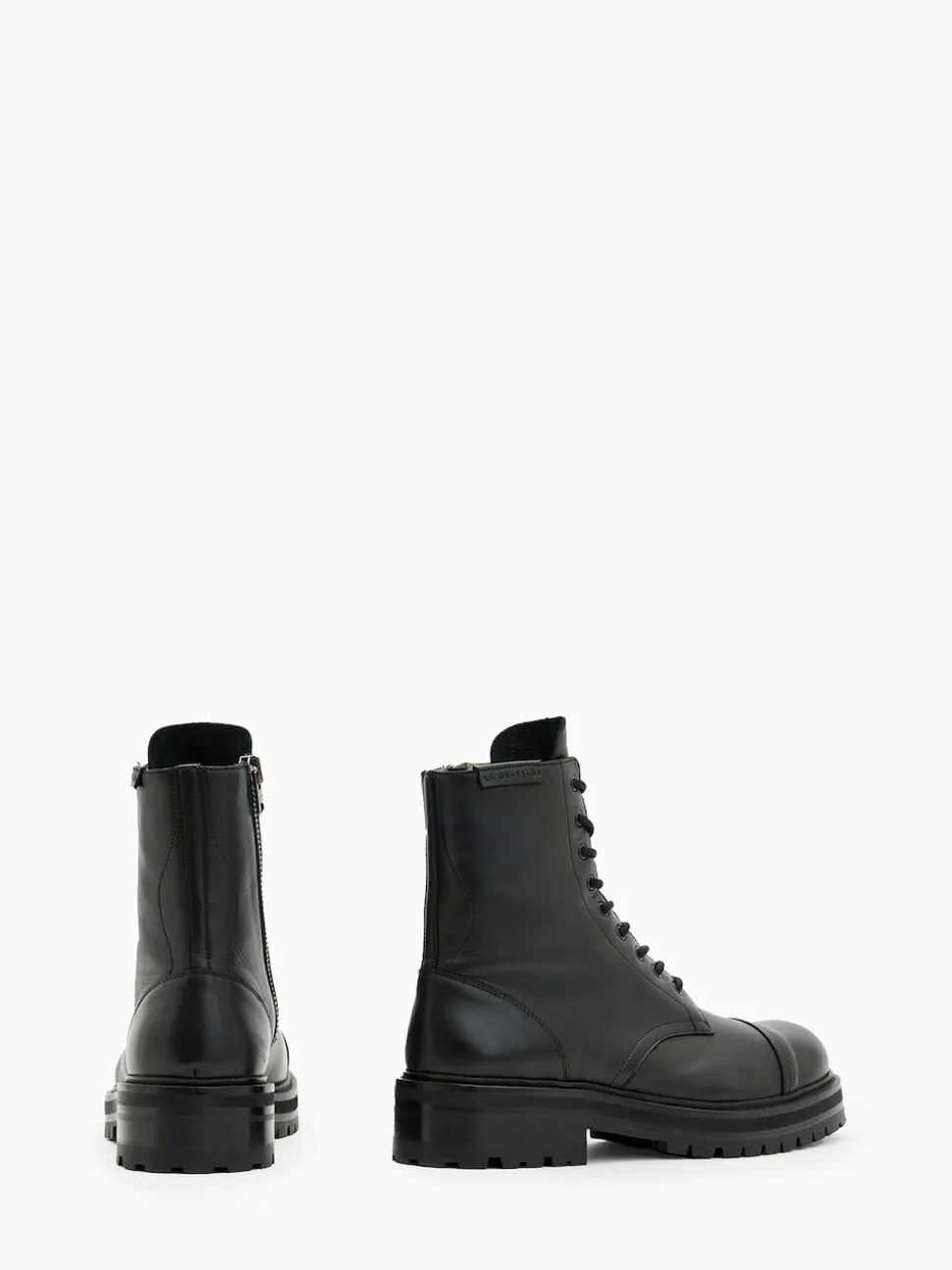 AllSaints Black Hank Boots