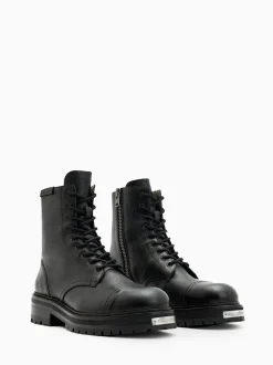 AllSaints Black Hank Boots