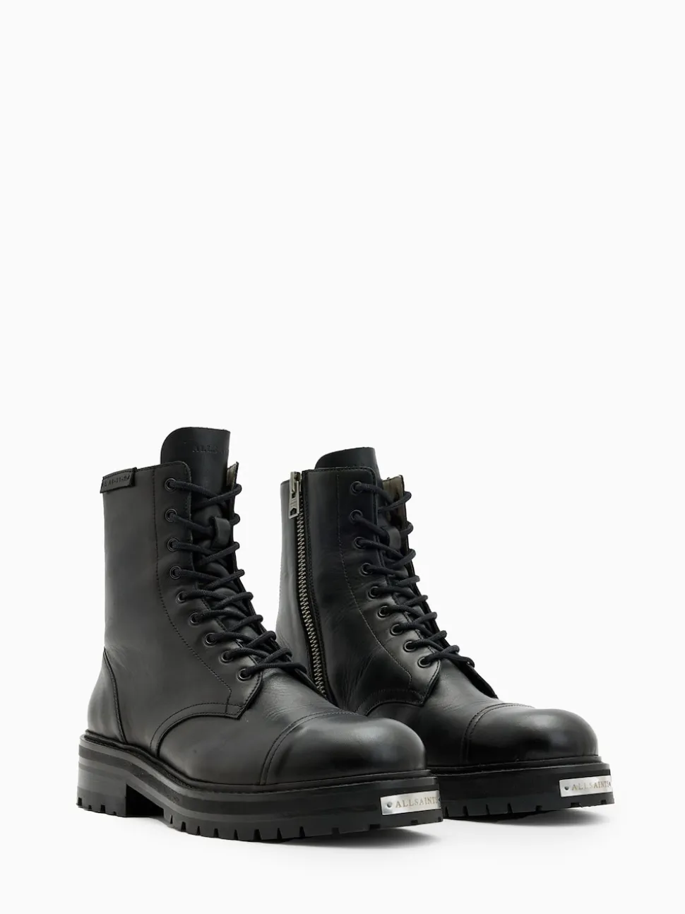 AllSaints Black Hank Boots