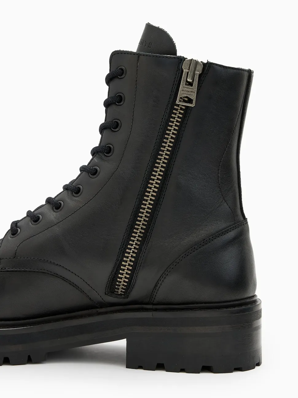 AllSaints Black Hank Boots