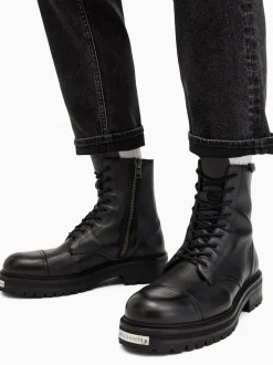 AllSaints Black Hank Boots