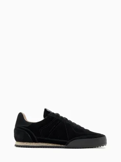 AllSaints Black Harri Low Top