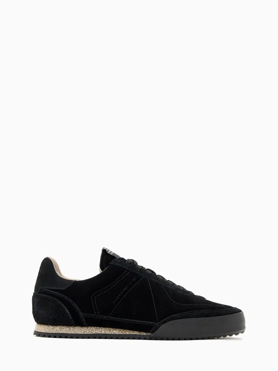 AllSaints Black Harri Low Top
